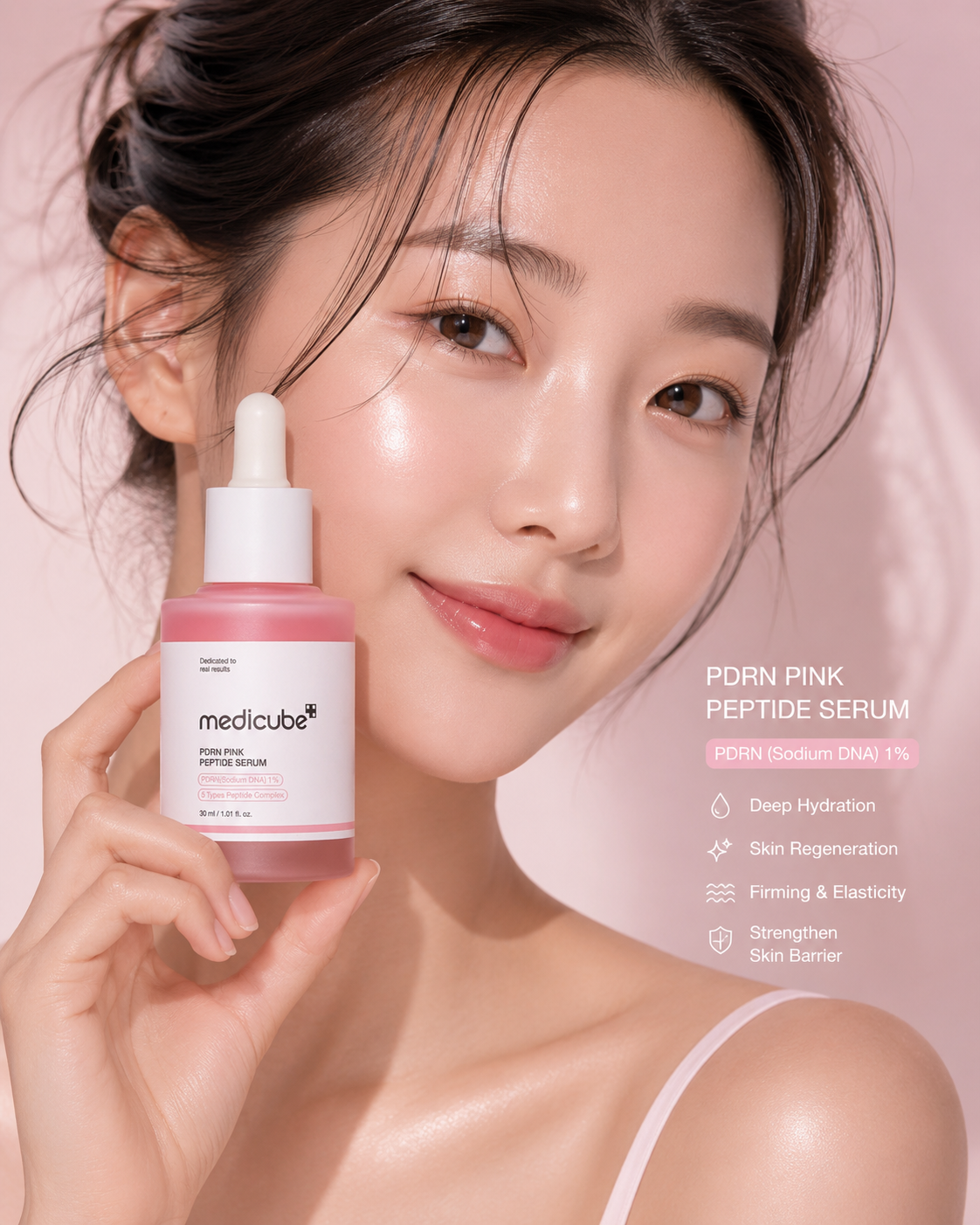 Medicube – PDRN Pink Peptide Serum, 30ml